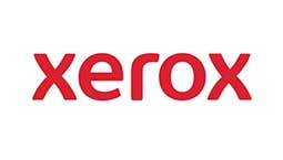 A red logo of xerox is shown.